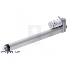 Glideforce LACT12-12V-20 Light-Duty Linear Actuator: 50kgf, 12" Stroke (11.8" Usable), 0.57"/s, 12V